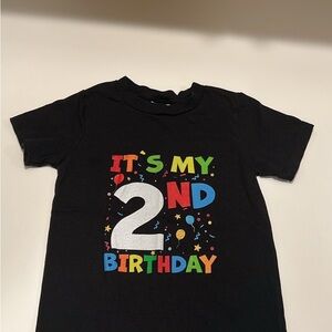 Black Birthday Kids T-Shirt